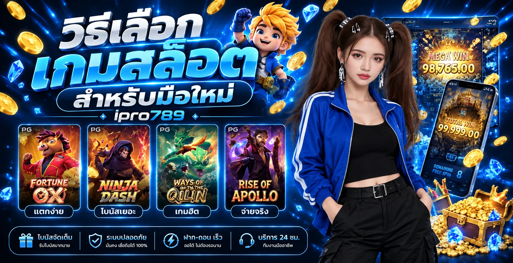ipro789 วิธีเลือกเกมสล็อตสำหรับมือใหม่ อ่าน RTP ความผันผวน และตั้งงบ